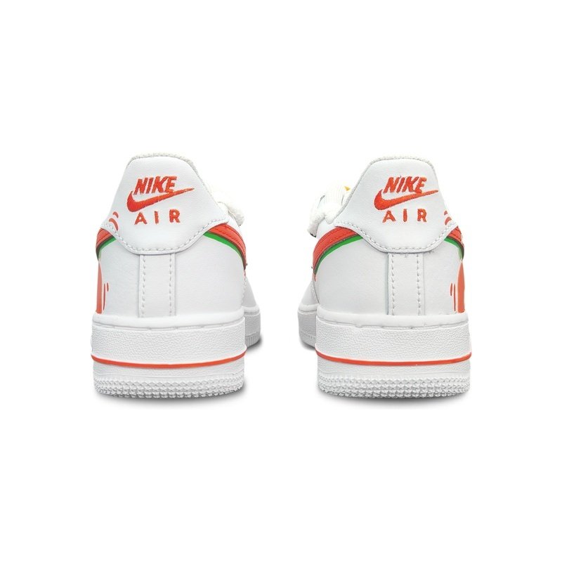 Custom Air Force 1 Shoes Orange White Carrot Head - Image 4