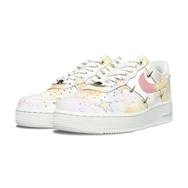 Custom Air Force 1 Shoes Pastel Sky Art Splash - Image 3