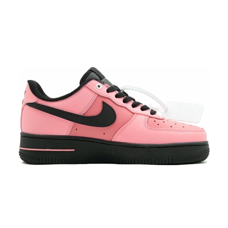 Custom Air Force 1 Shoes Pink Black Sweet Heart - Image 3