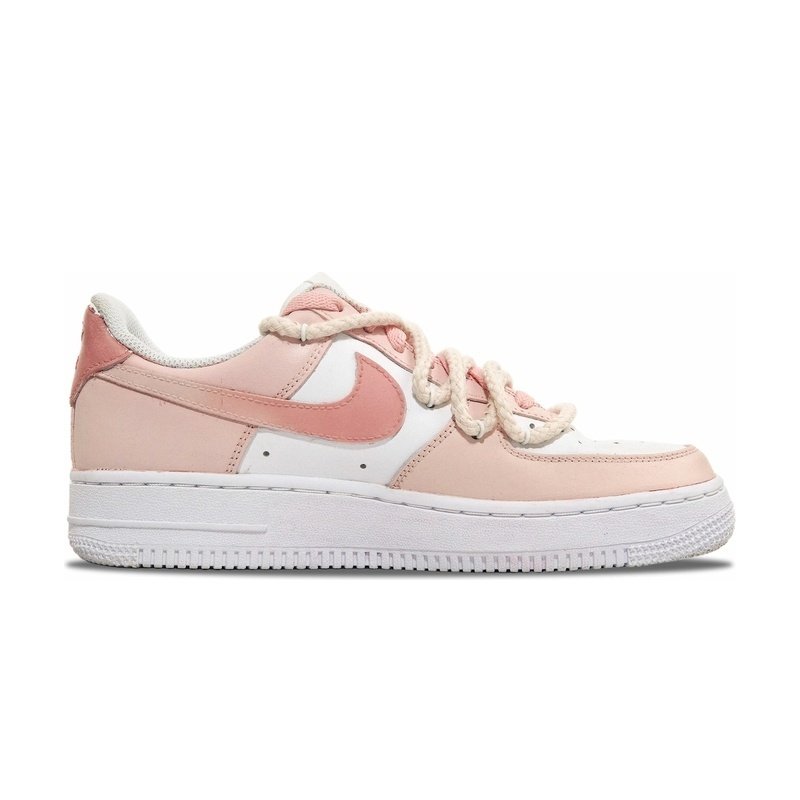 Custom Air Force 1 Shoes Pink White Butterfly Dance - Image 2