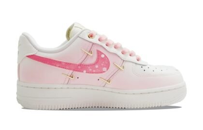 Custom Air Force 1 Shoes Pink White Cat Fantasy