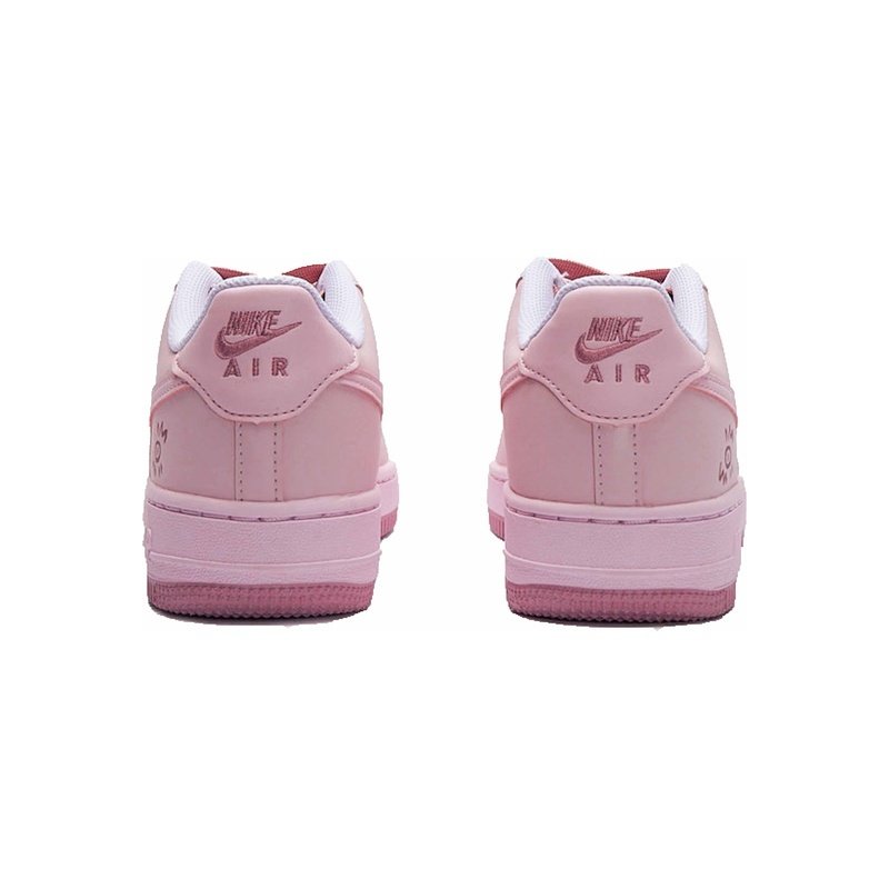 Custom Air Force 1 Shoes Pink White Creme Pig - Image 5