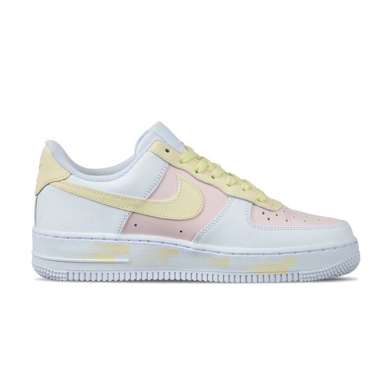 Custom Air Force 1 Shoes White Pink Cute Puppy - Image 2
