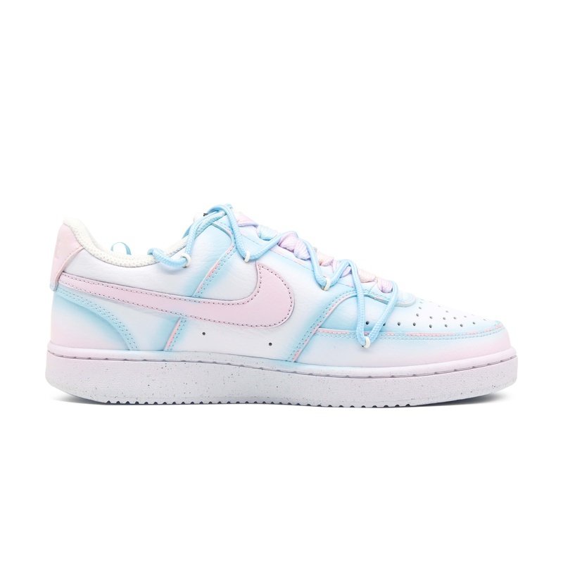 Custom Court Shoes Blue White Serene Sky - Image 2