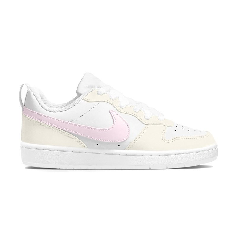 Custom Court Shoes Cream Pink Cat Paw - Image 2