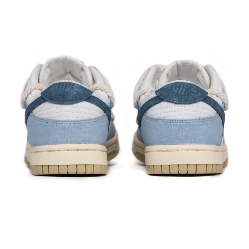 Custom Dunk Shoes Navy Blue Rope Deconstruction - Image 5