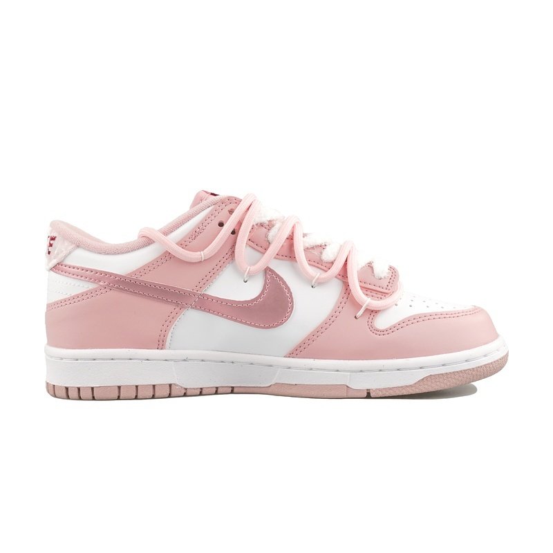 Custom Dunk Shoes Pink White Lover Charm - Image 2