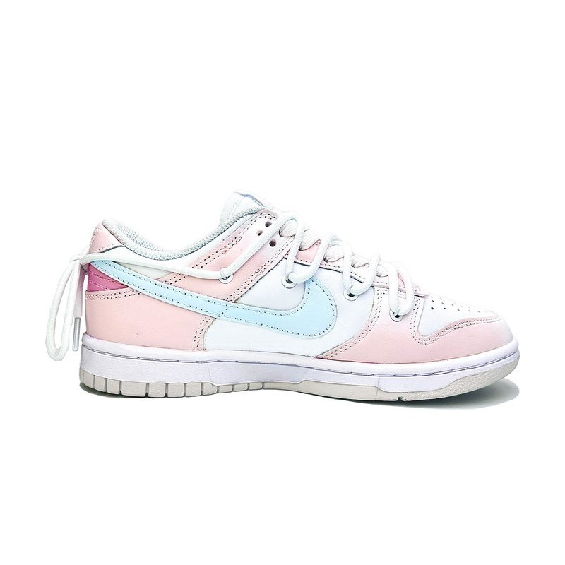 Custom Dunk Shoes Pink White Spring Sakura - Image 2