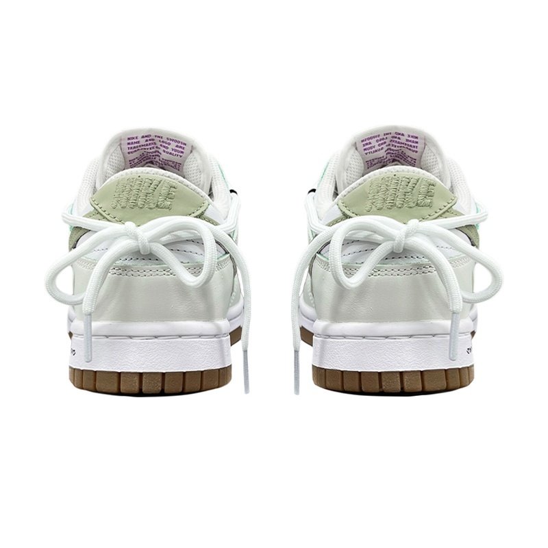 Custom Dunk Shoes White Green Spring Breeze - Image 5