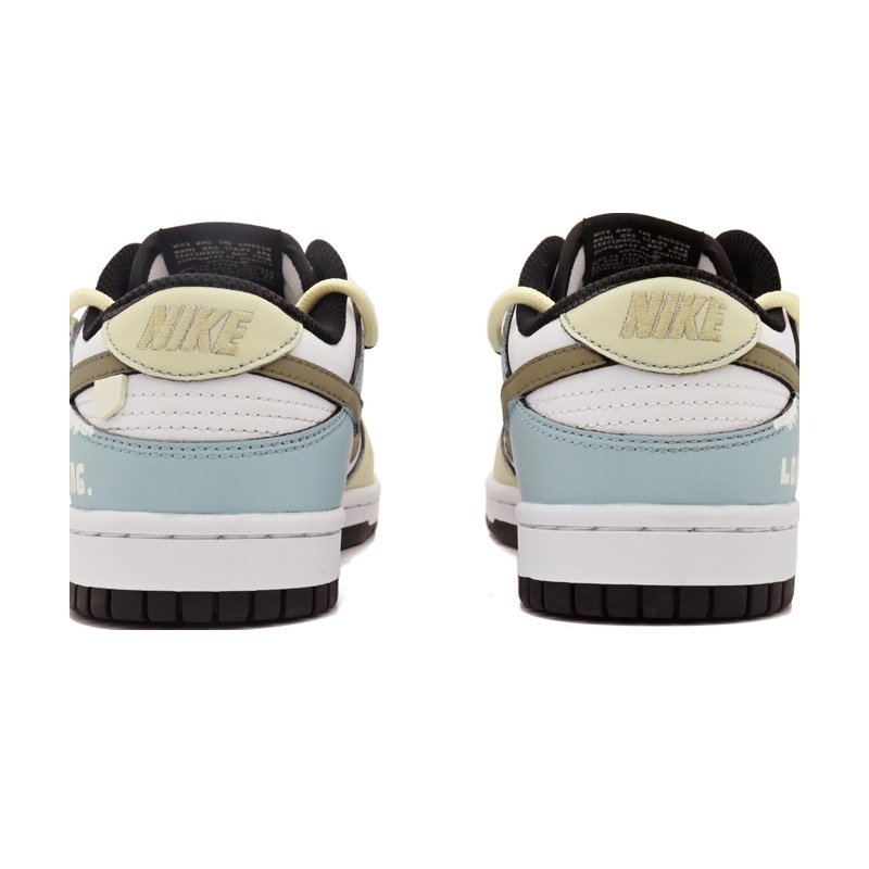 Custom Dunk Shoes Yellow Blue Initial Encounter - Image 4