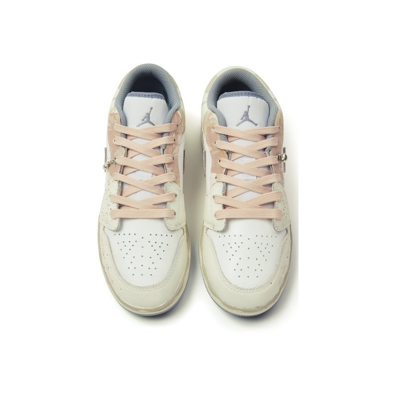 Custom Jordan Shoes Beige Pink Dreamcatcher Girl - Image 5