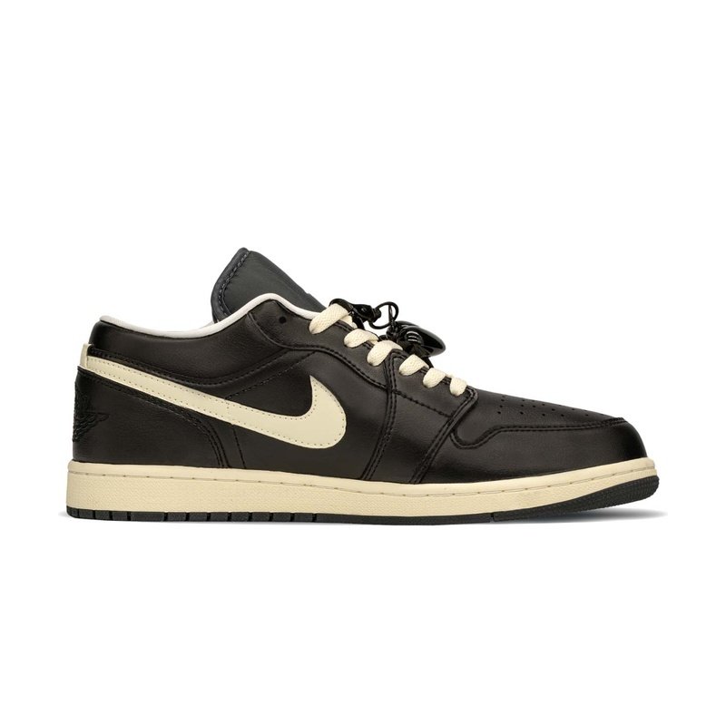 Custom Jordan Shoes Black Beige Black Rose - Image 2