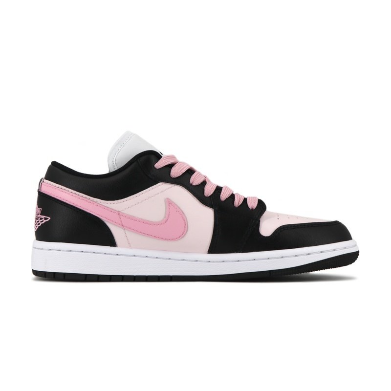 Custom Jordan Shoes Black Pink Misty Wild Cherry - Image 2