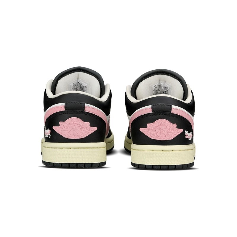Custom Jordan Shoes Black White Pink Cool Berry - Image 4