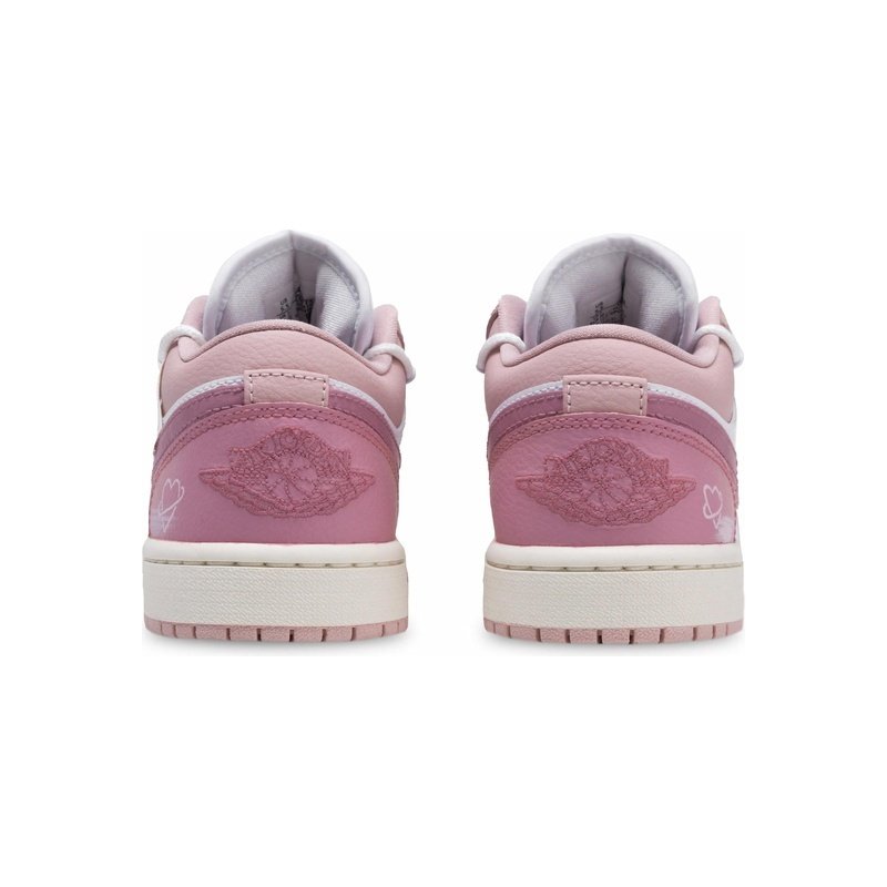 Custom Jordan Shoes Pink White Cherry Love - Image 4